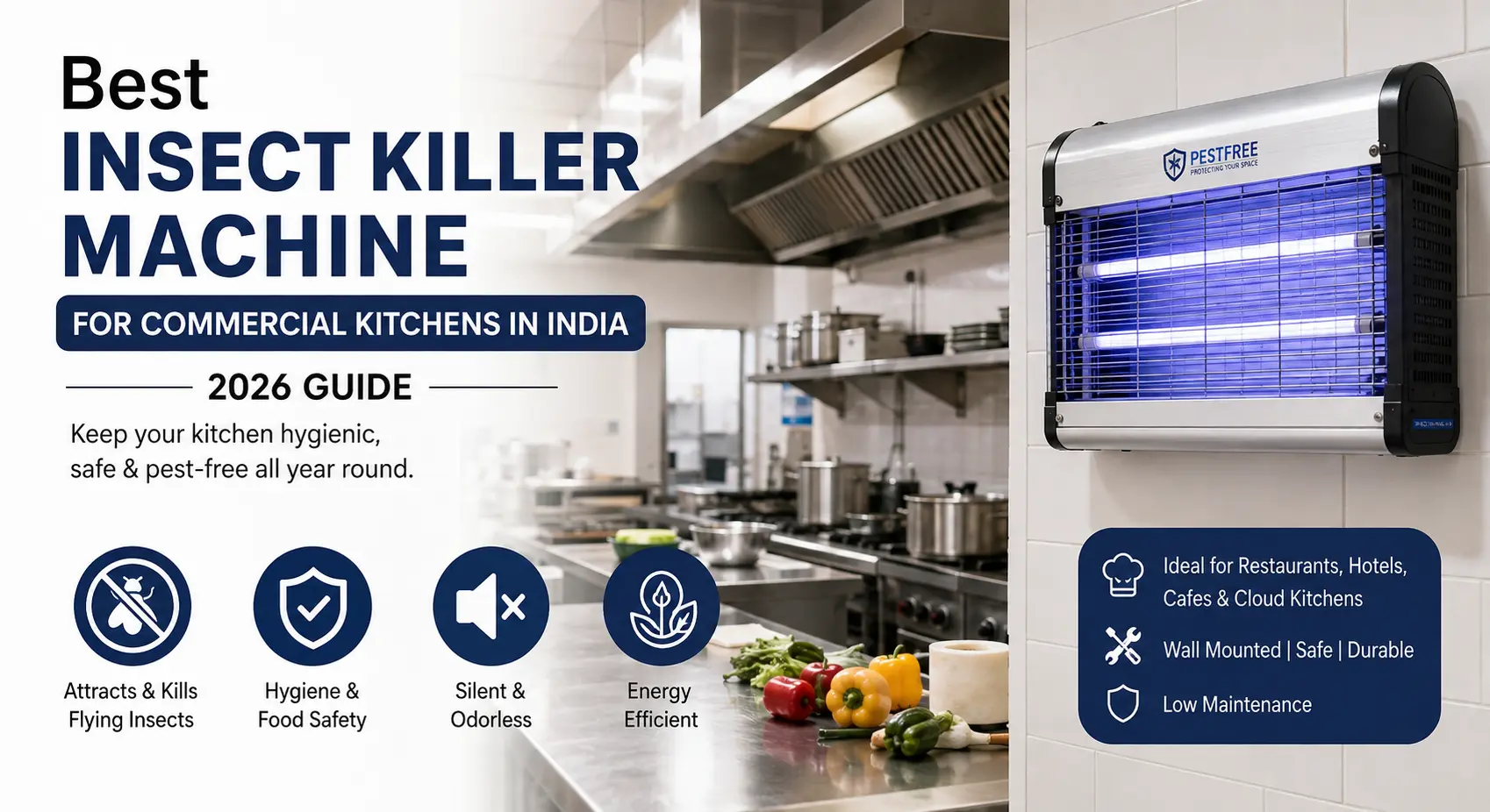 Best Insect Killer Machine For Commercial Kitchens In India - 2026 Guide